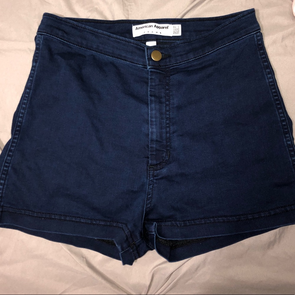 American Apparel High Waisted Disco Shorts
